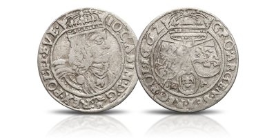 Jan Kazimierz Waza Srebrny szóstak lwowski jedynego króla w historii Polski, który dobrowolnie abdykował! 