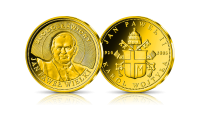 złoty numizmat jan paweł ii błogoslawiony