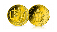 złoty numizmat pierwsza pielgrzymka do ojczyzny