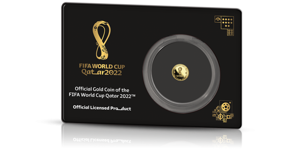 mundial 2022 small gold coin blister