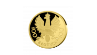 awers medal Klęczący Rycerz