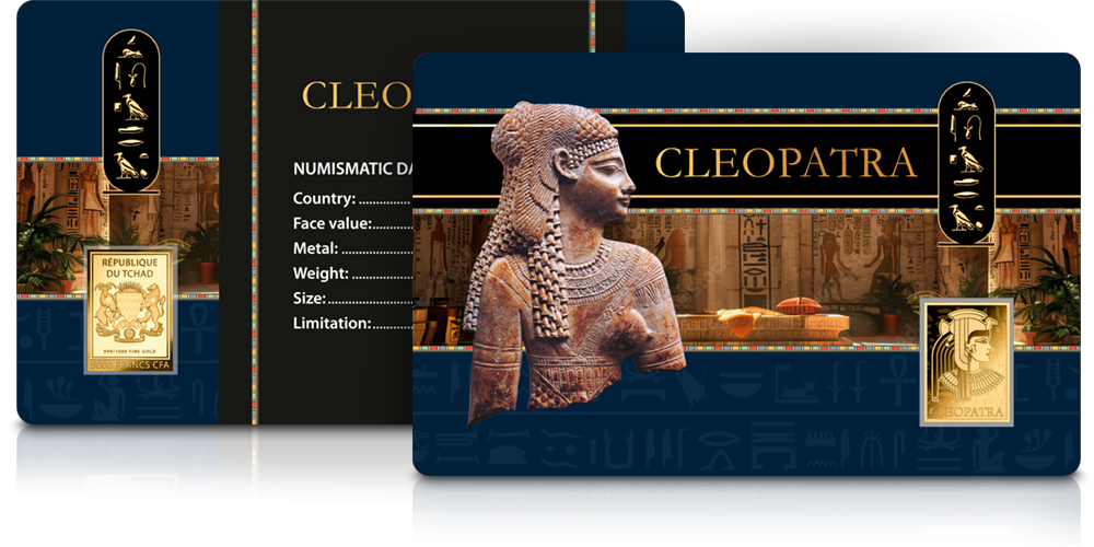 Blister kolekcjonerski ze specyfikacją numizmatu.