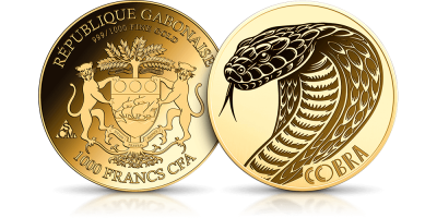 Kobra – jeden z najbardziej rozpoznawalnych węży Azji na złotej monecie