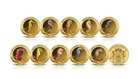 Koniki morskie a 10 złotych monetach.
