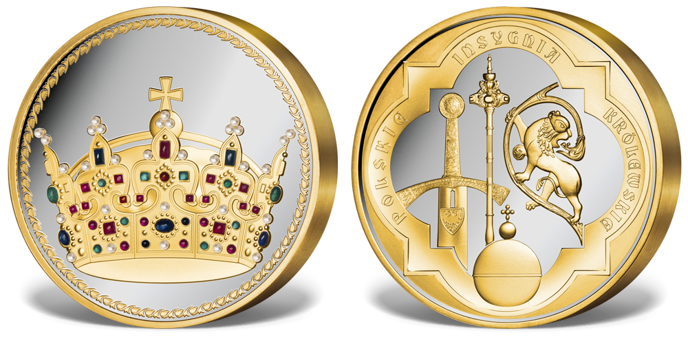 Legendarna korona Bolesława Chrobrego wybita w 1 kg czystego srebra