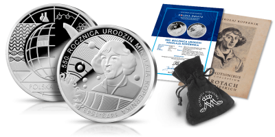 550. rocznica urodzin Mikołaja Kopernika - jubileuszowy medal 