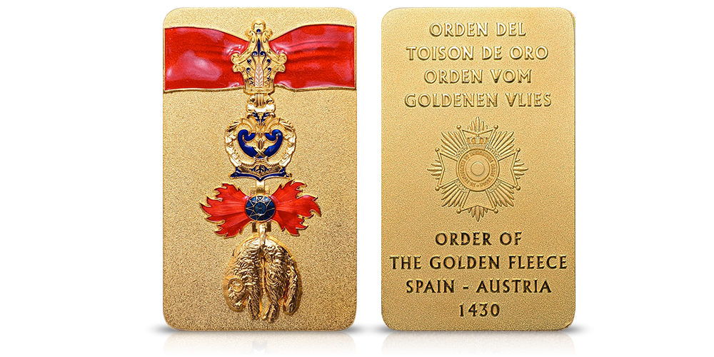  order złotego runa platerowany czystym złotem