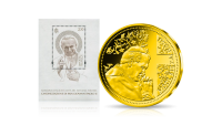  numizmat papieski i znaczek  okolicznościowy w prezencie