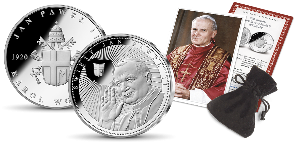 Medal upamiętniający Papieża Jana Pawła II