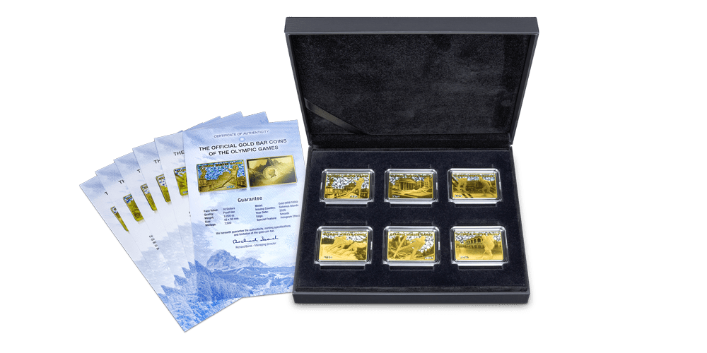 kompletny zestaw sztabek Cortina-Mediolan 2026