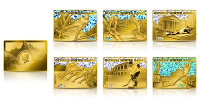 Mediolan-Cortina 2026. Zestaw aż 6 monet okolicznościowych w czystym złocie! 