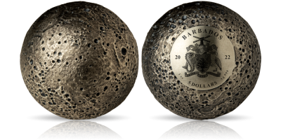 Merkury - unikatowa srebrna moneta w kształcie jednej z planet 