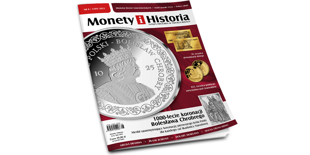 Monety i Historia, nr 8, lato 2025 - magazyn popularnonaukowy wydawany przez Skarbnicę Narodową