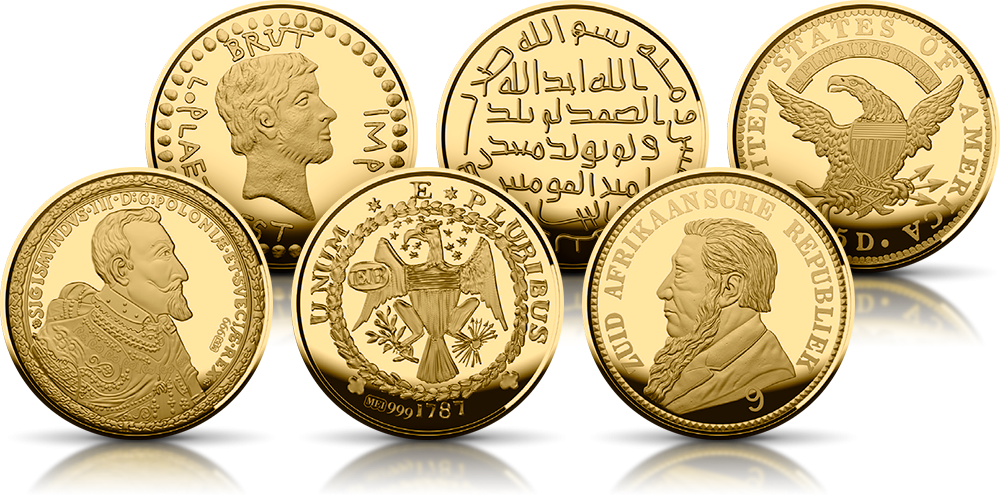 Złote repliki - najcenniejsze monety na świecie
