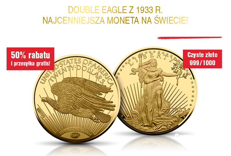 Double Eagle z 1933 r. - najcenniejsza moneta na świecie 