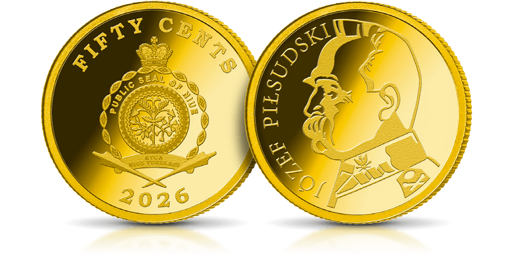 Najmniejsze Złote Monety - Józef Piłsudski