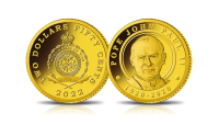 Najmniejsze Złote Monety Świata - 100. rocznica urodzin Jana Pawła II