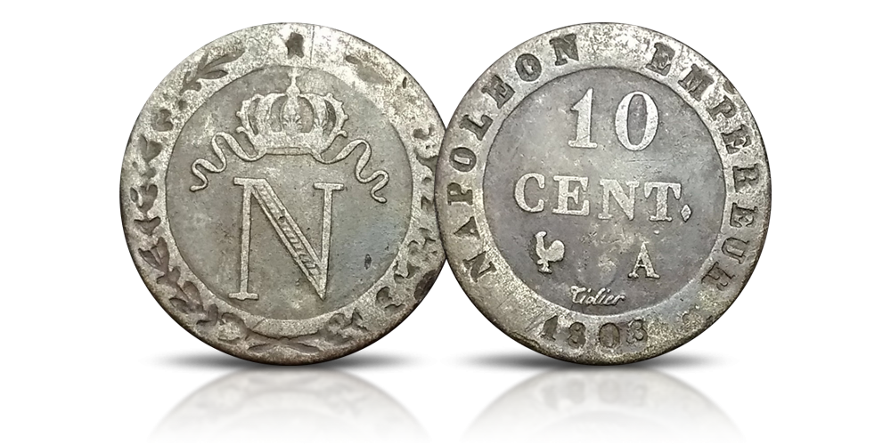 10 centymów Napoleon Bonaparte