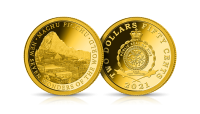 Nowe 7 Cudów Świata - złota moneta Machu Picchu