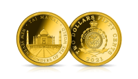 Nowe 7 Cudów Świata - złota moneta Taj Mahal