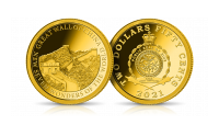 Nowe 7 Cudów Świata - złota moneta Wielki Mur Chiński