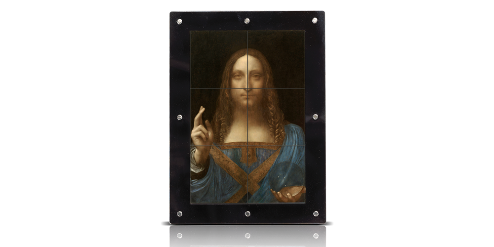 Salvator Mundi da Vinci na oficjalnych srebrnych monetach. Salvator Mundi da Vinci na oficjalnych srebrnych monetach.