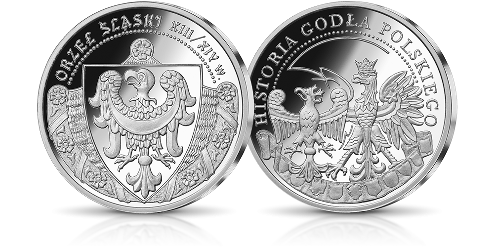 Srebrny medal Orzel Slaski Srebrny medal Orzel Slaski