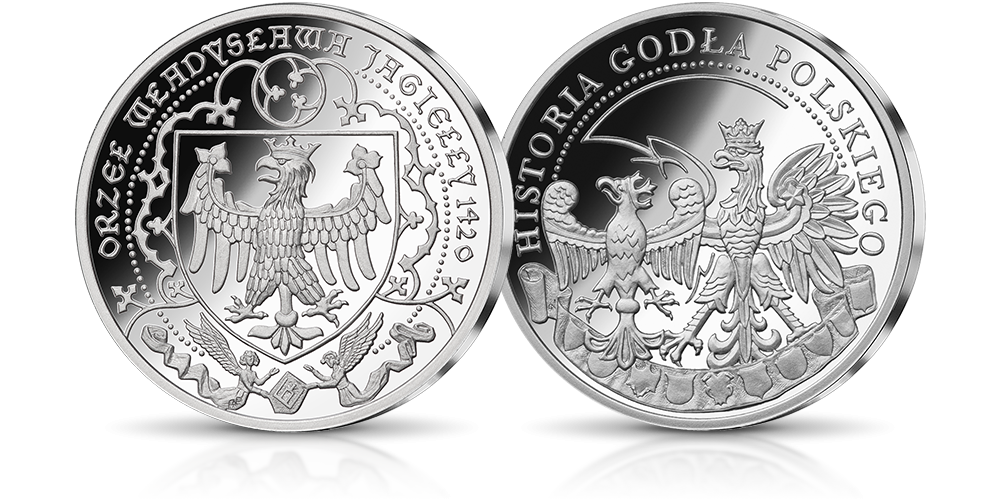 Srebrny medal Orzel Władysława Jagielly Srebrny medal Orzel Władysława Jagielly