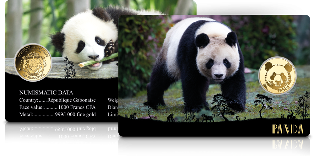 Blister kolekcjonerski ze specyfikacją numizmatu.