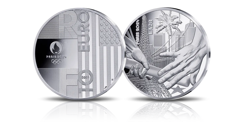 moneta przekazanie Paryż 2024 Los Angeles 2028