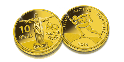 Rio 2016 - Biegi. Oficjalna złota moneta Igrzysk Olimpijskich Rio 2016!