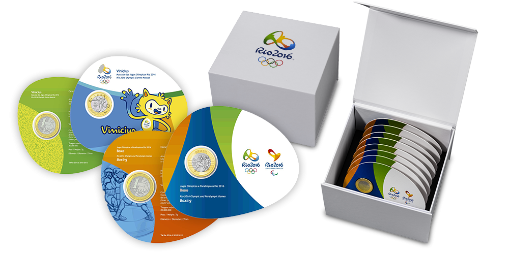 Kompletna kolekcja monet okolicznościowych Rio 2016 Kompletna kolekcja monet okolicznościowych Rio 2016