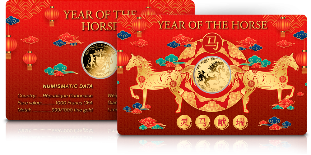 Blister kolekcjonerski ze specyfikacją numizmatu w komplecie.