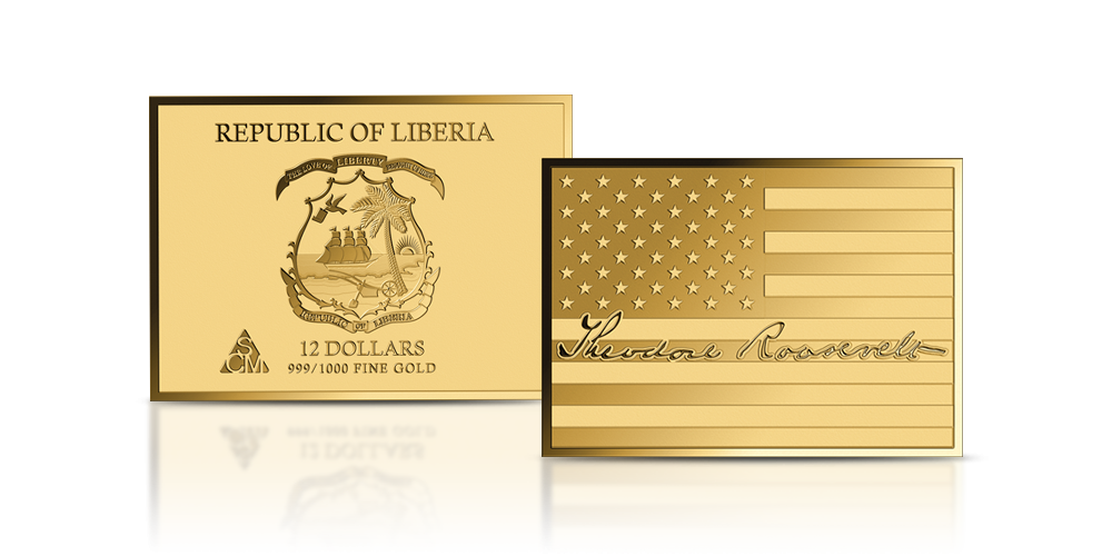 Moneta kolekcjonerska wykonana ze złota.