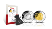 Rota - medal pamiątkowy uszlachetniony czystym srebrem i złotem z Certyfikatem Autentyczności i welurowym woreczkiem z logo Skarbnicy Narodowej