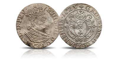 Rzeczpospolita Obojga Narodów: grosz gdański Zygmunta III Wazy w cennym srebrze! 