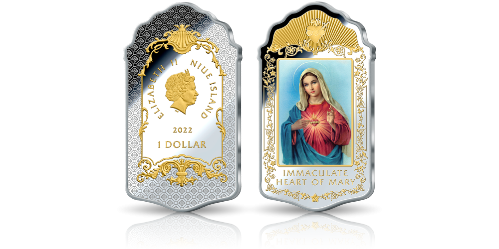  Niepokalane serce Maryi - srebrna moneta