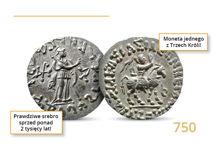 Srebrna tetradrachma biblijnego Baltazara sprzed ponad 2 tysięcy lat!