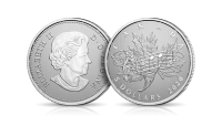 Srebrne dolary kanadyjskie - 40 rocznica hymnu narodowego Kanady, 5 dolarów, srebro, 2020