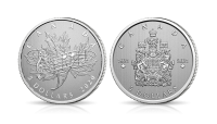 Dwa srebrne dolary w cenie jednego! Hymn Kanady 2020 i godło Kanady 2021.