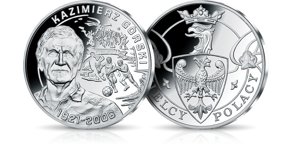 Srebrny medal upamiętniający Kazimierza Górskiego Srebrny medal upamiętniający Kazimierza Górskiego