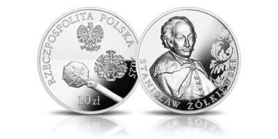 Stanisław Żółkiewski - srebna moneta kolekcjonerska emitowana przez Narodowy Bank Polski