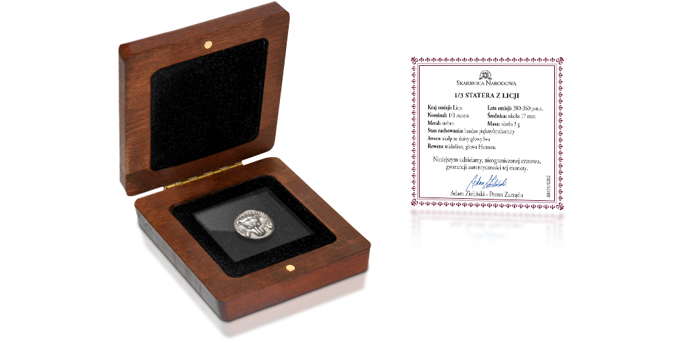   starozytna-moneta-stater-z-licji-pudełko-certyfikat