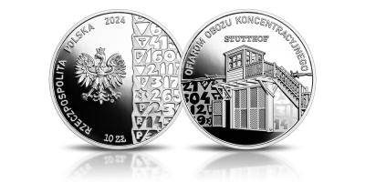 Ofiarom obozu koncentracyjnego Stutthof - srebna moneta NBP 