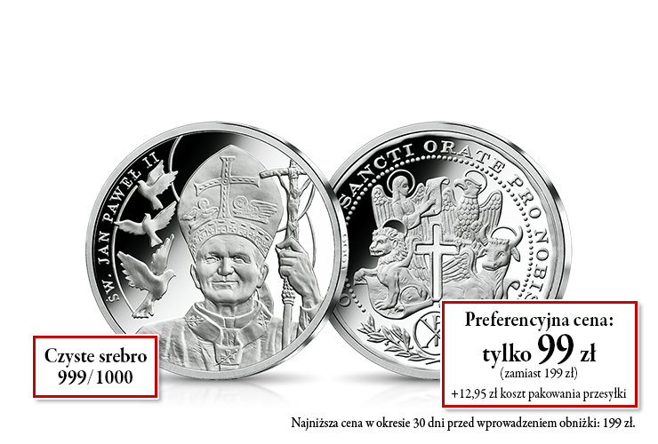 Poczet Świętych Kościoła w czystym srebrze