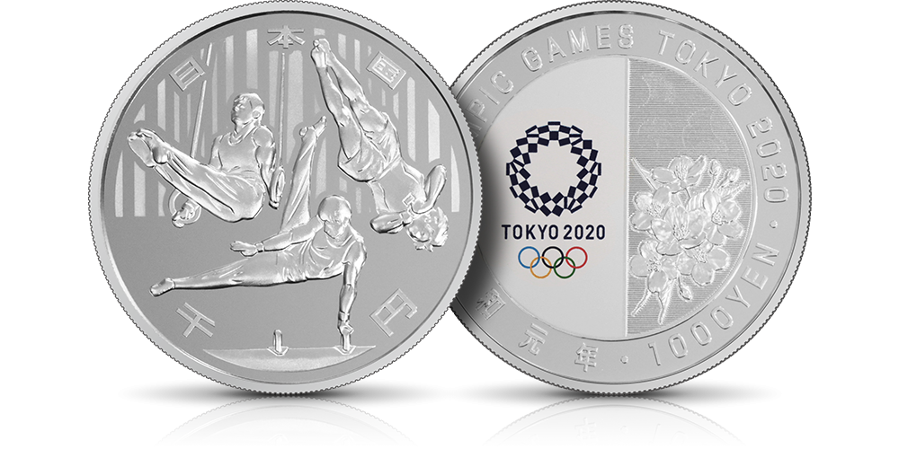 srebrna moneta japonia olimpiada tokio 2020 gimnastyka srebrna moneta japonia olimpiada tokio 2020 gimnastyka