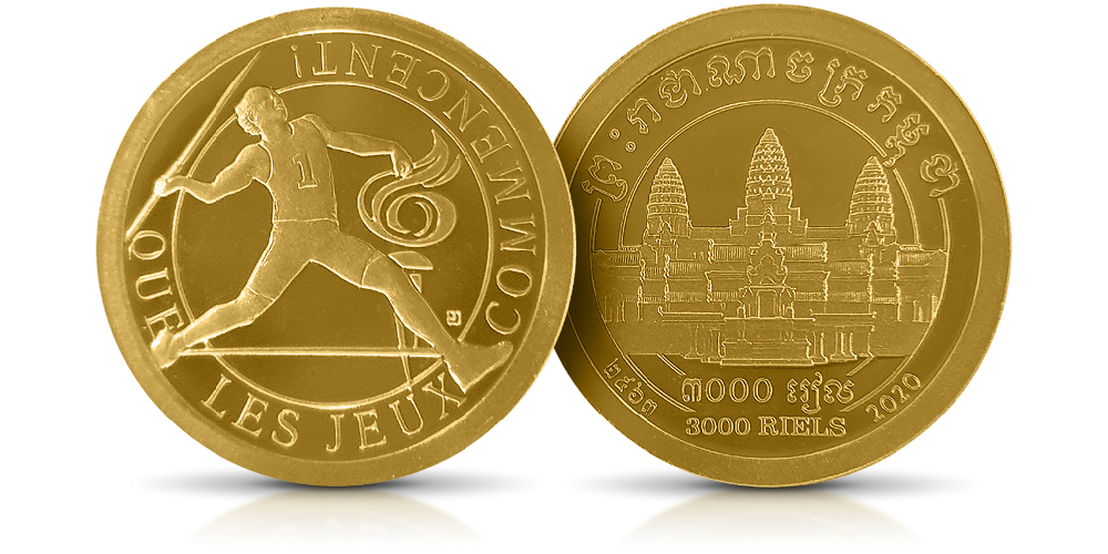 Unikalna moneta igrzysk olimpijskich wybita w czystym złocie
