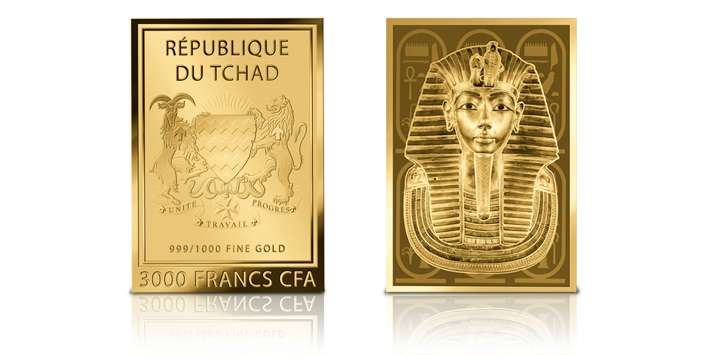 Moneta kolekcjonerska wykonana z czystego złota próby 999/1000.