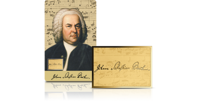 Wielcy kompozytorzy - Bach, Mozart i Beethoven upamiętnieni monetami wykonanymi ze złota