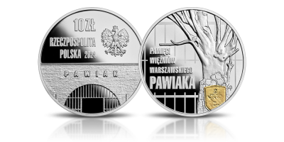 Pamięci Więźniów warszawskiego Pawiaka - srebna moneta NBP 